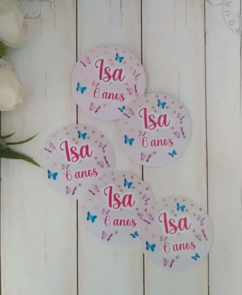 Adesivos Latinha Mint/adesivo Lembrancinhas Jardimborboletas