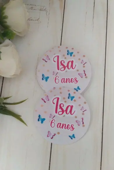 Adesivos Latinha Mint/adesivo Lembrancinhas Jardimborboletas