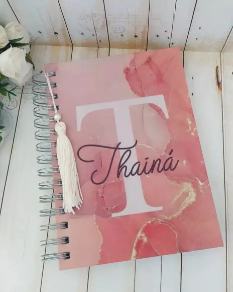Agenda 2026 com Capa Personalizada Inicial e Nome