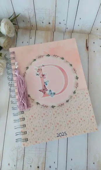 Agenda 2026 com Capa Personalizada Inicial Nome
