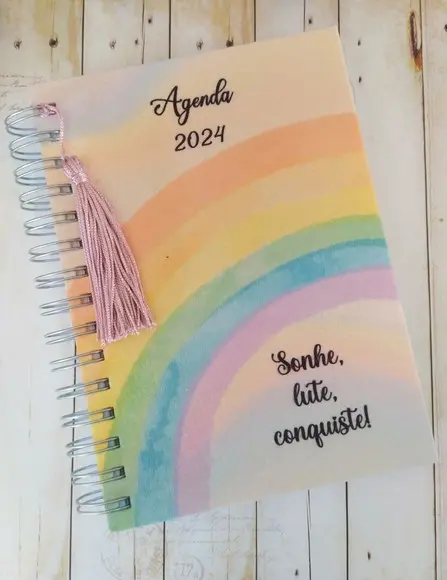 Agenda 2026 com Capa Personalizada Sonhe, Lute, Conquiste