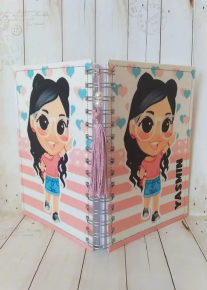 Agenda Escolar com Capa Personalizada Luluca Panda