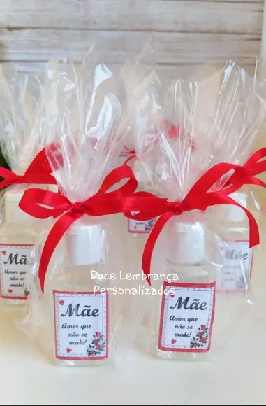 Álcool Gel Personalizado Dia das Mães Lembrancinha
