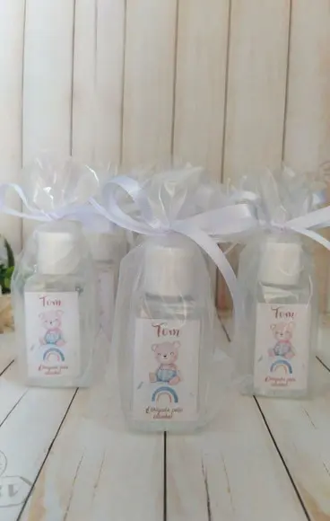 Álcool Gel Personalizado Lembrancinha Maternidade