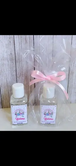Álcool Gel Personalizado Lembrancinha Unicórnio