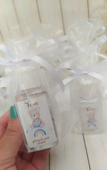 Álcool Gel Personalizado Lembrancinha Maternidade