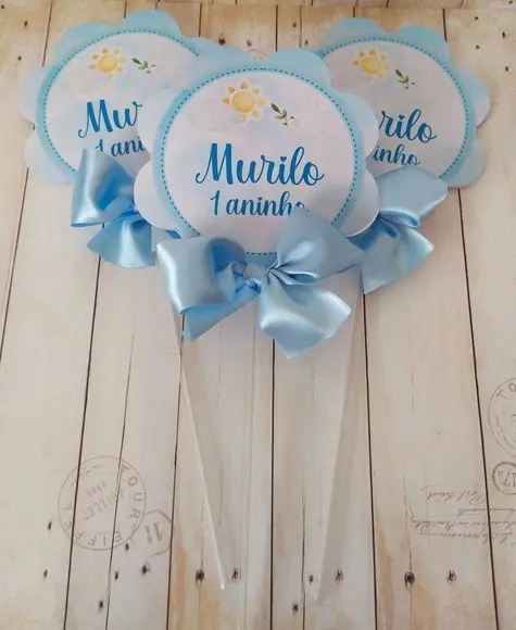 Aplique Centro de Mesa Arca de Noé Personalizado
