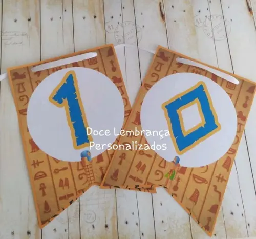 Bandeirola Egito Personalizada com Nome