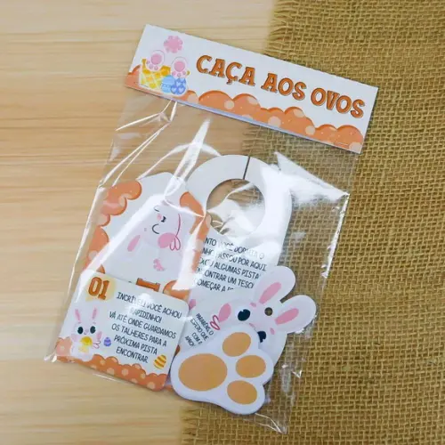 Caça aos Ovos Coelho da Páscoa Diversão Rosa, Azul, Laranja