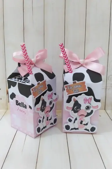 Caixa Milk Eu Amo Tetê Open Milk Lembrancinha