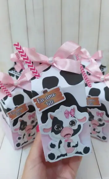 Caixa Milk Eu Amo Tetê Open Milk Lembrancinha