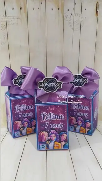 Caixa Milk Guerreiras do Kpop Lembrancinha