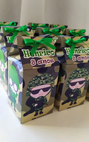Caixa Milk Soldado Personalizado