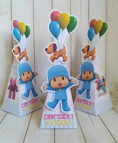 Caixa Pirâmide Personalizada Pocoyo