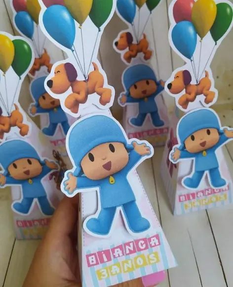 Caixa Pirâmide Personalizada Pocoyo