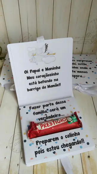 Caixinha Revelação Gravidez