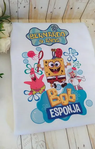 Camiseta personalizada Bob Esponja