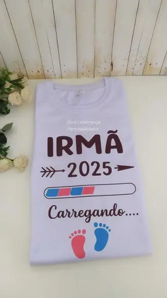 Camiseta Personalizada Promovida a Irmã Mais Velha