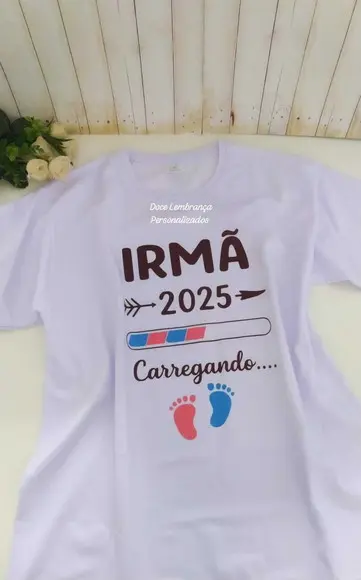 Camiseta Personalizada Promovida a Irmã Mais Velha