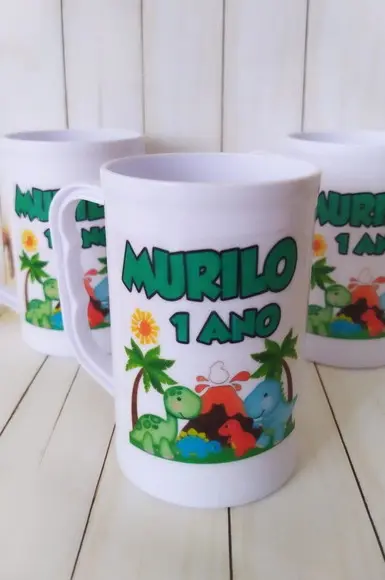Caneca Acrilica Dinossauro/dino Baby