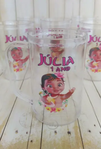 Caneca Acrilica Moana Baby