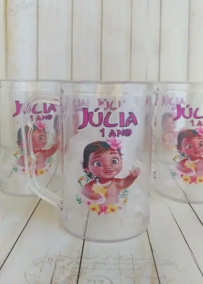 Caneca Acrilica Moana Baby