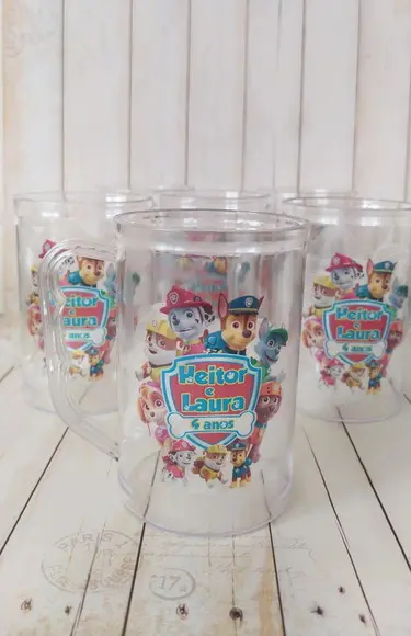 Caneca Acrilica Patrulha Canina