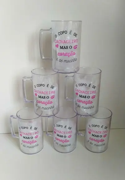 Caneca Acrílica Personalizada Aniversário Adulto