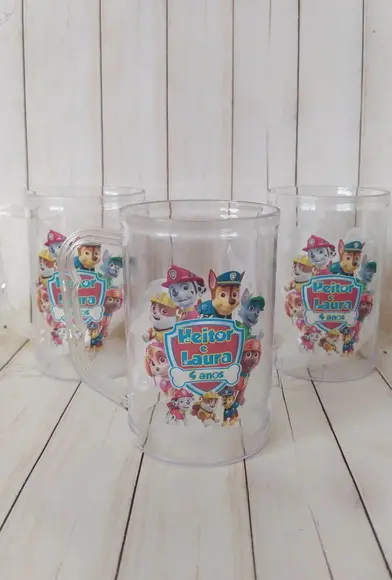 Caneca Acrilica Patrulha Canina