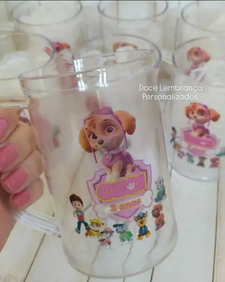 Caneca Acrilica Skye Patrulha Canina