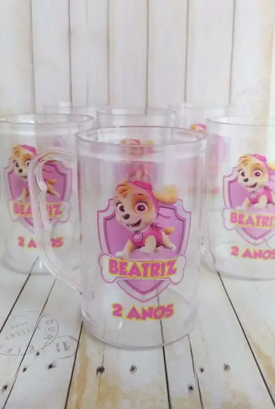 Caneca Acrilica Skye Patrulha Canina