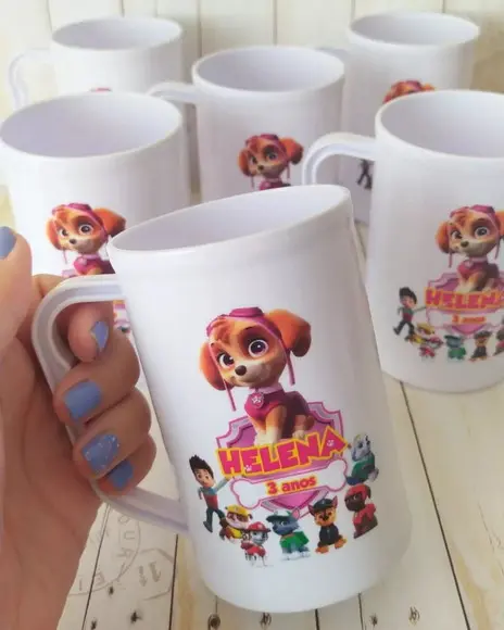 Caneca Acrilica Skye Turma Patrulha Canina