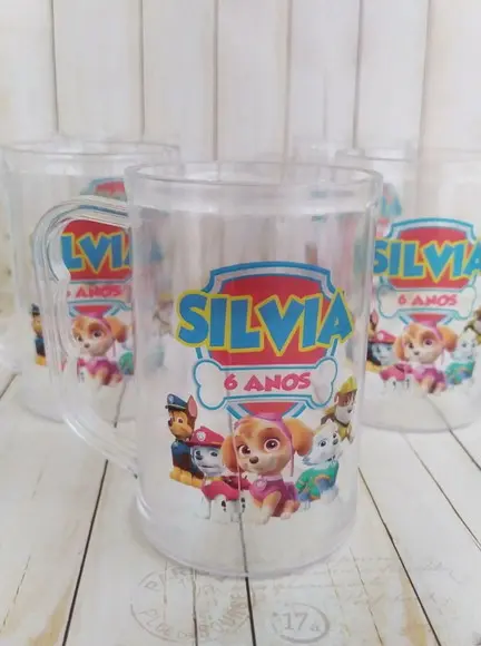 Caneca Acrilica Skye Turma Patrulha Canina
