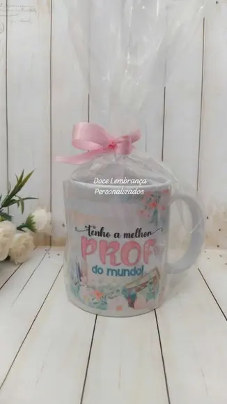 Caneca Corujinha Dia dos Professores Presente Personalizado