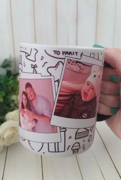 Caneca Mágica Aniversário Com Foto Personalizada