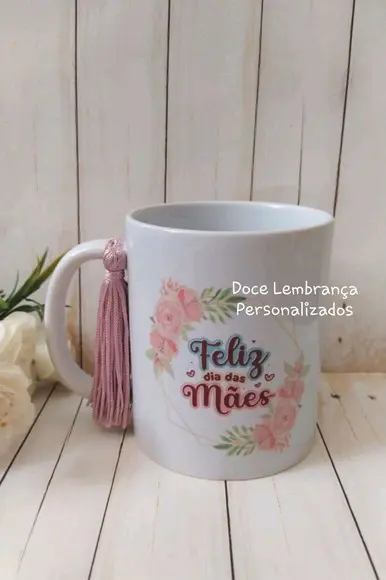 Caneca Personaliza Dia das Mães Presente Personalizado
