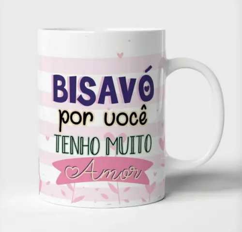 Caneca Porcelana Dia Dos Avós/vovó