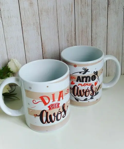 Caneca porcelana Dia dos Avós