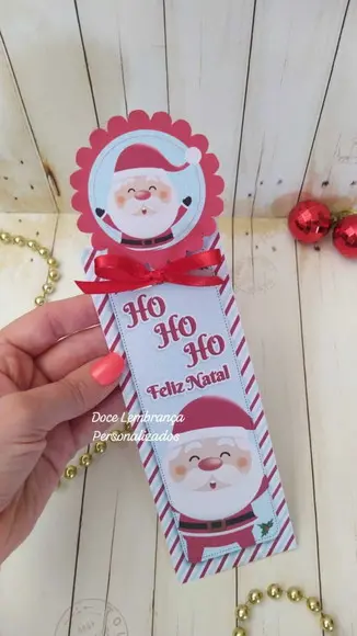 Card com Lápis Personalizado Natal Brinde Fim de Ano