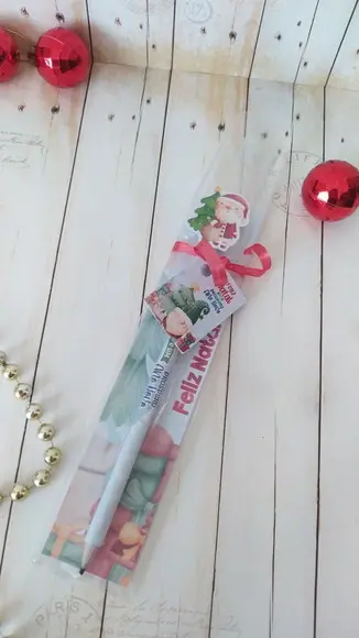 Card com Lápis Personalizado Papai Noel