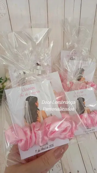 Card com Xuxinha de Cetim Chá de Lingerie 15 Anos Outros