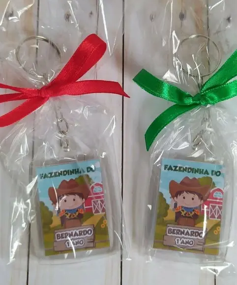 Chaveiro Personalizado Fazendinha