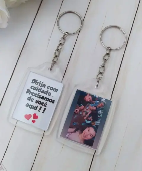 Chaveiro Personalizado Dirija com Cuidado