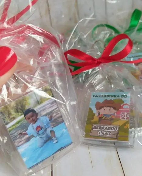 Chaveiro Personalizado Fazendinha