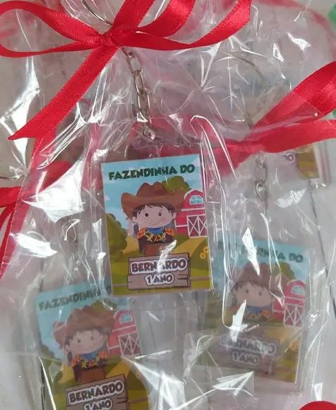Chaveiro Personalizado Fazendinha