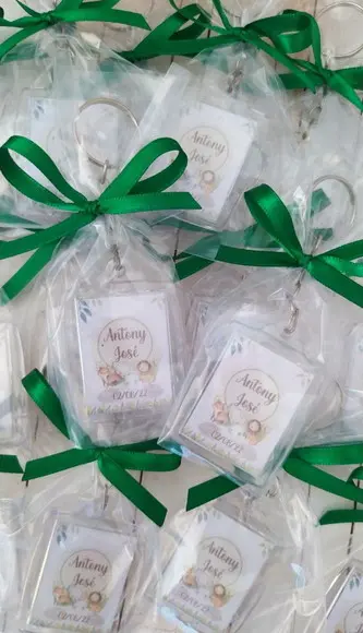 Chaveiro Safari Lembrança Maternidade Personalizada