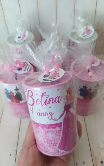 Cofrinho a Bela Adormecida Lembrancinha