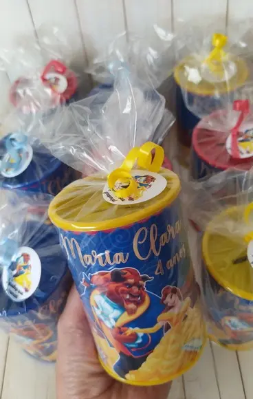 Cofrinho a Bela e a Fera Lembrancinhas