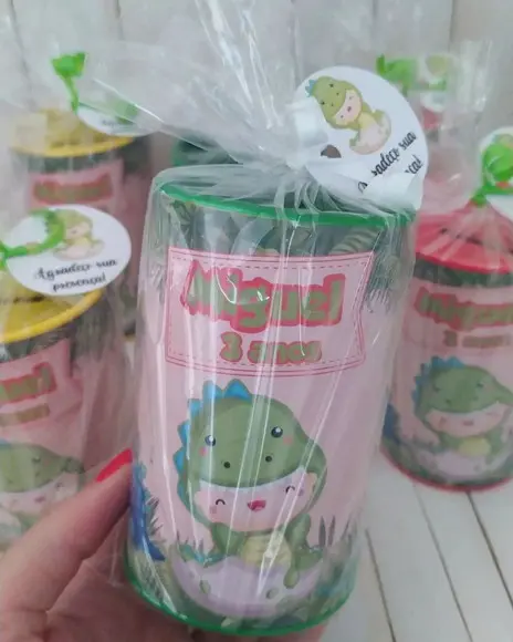 Cofrinho Dinossauro/ Dino Baby Personalizado Embalado