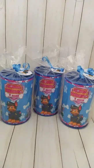 Cofrinho Patrulha Canina Embalado Lembrancinha
